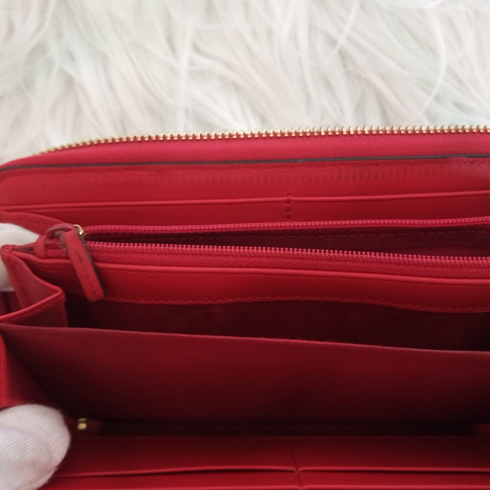 🍎AMAZING EUC! Gucci GG Supreme Ltd Ed Zippy Long Wallet w/ Dust Bag & Box🍎 - Picture 11 of 15
